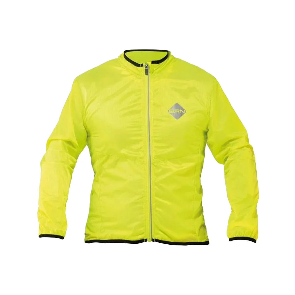giacca antivento brn manica lunga giallo fluo online shop cabella ciclo sport