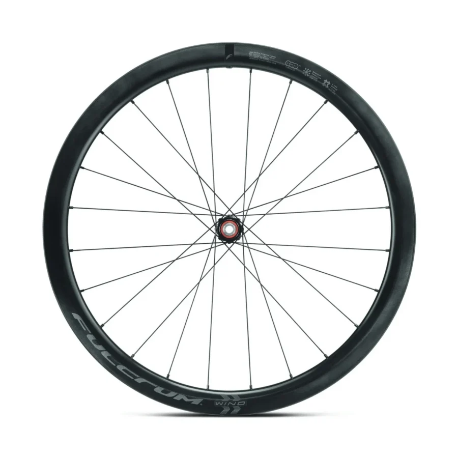 ruote fulcrum wind 42 db carbon vista frontale